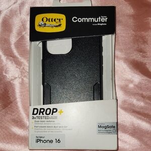 OtterBox Commuter Series Black Case for iPhone 16